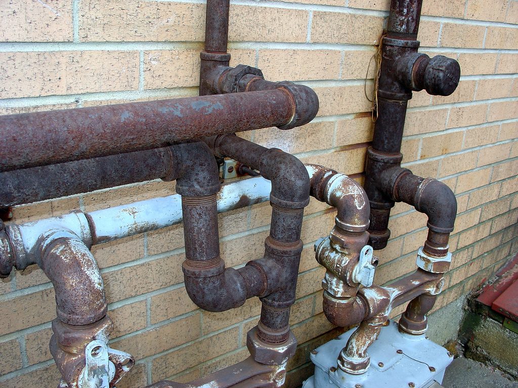rusty pipes